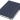 Блокнот Jeans формата A5 из ткани, темно-синий