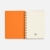 Ежедневник Spiral, недатированный, оранжевый