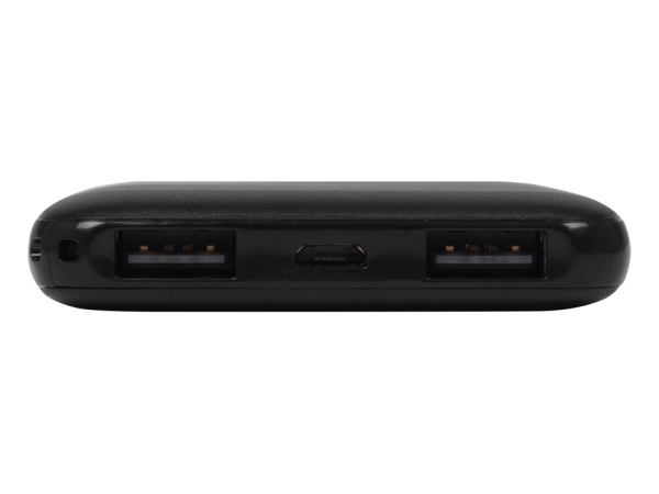 Портативное зарядное устройство"Grind", 5000 mAh, черный