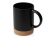 Кружка 450 мл с пробковым дном "Корк & Бон", черный