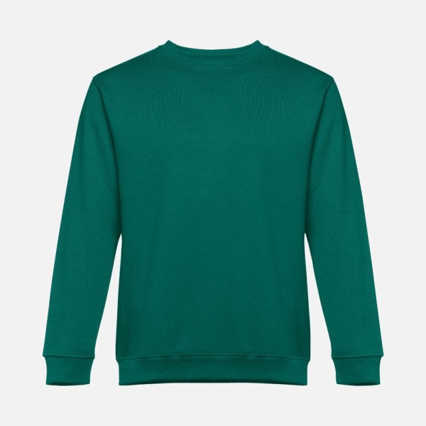 Свитшот унисекс Delta, темно-зеленый