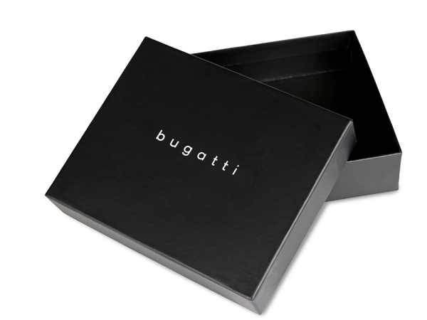 портмоне BUGATTI НЕАПОЛЬ | NEAPLES, с защитой данных RFID, коричневое, натуральная воловья кожа, 11,5х2х9 см