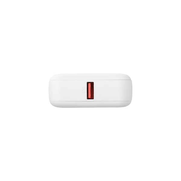 Внешний аккумулятор с функцией быстрой зарядки Формула (Formula) 10000 mAh, белый