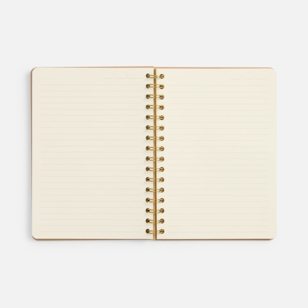 Ежедневник Spiral, недатированный, бежевый