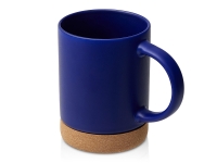 Кружка 450 мл с пробковым дном "Корк & Бон", глубокий синий