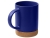 Кружка 450 мл с пробковым дном "Корк & Бон", глубокий синий