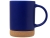 Кружка 450 мл с пробковым дном "Корк & Бон", глубокий синий