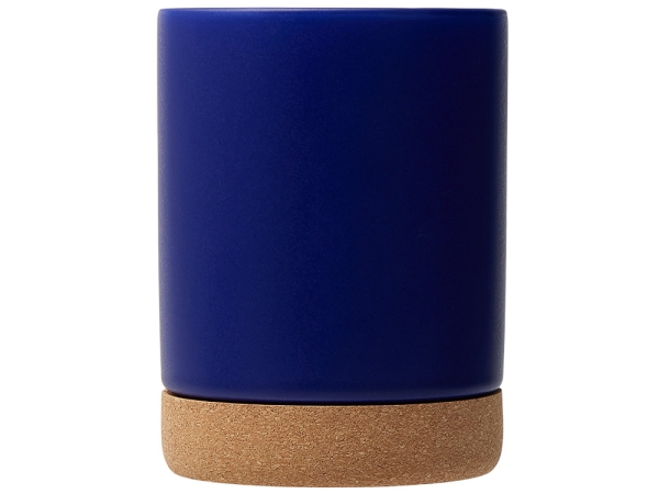 Кружка 450 мл с пробковым дном "Корк & Бон", глубокий синий