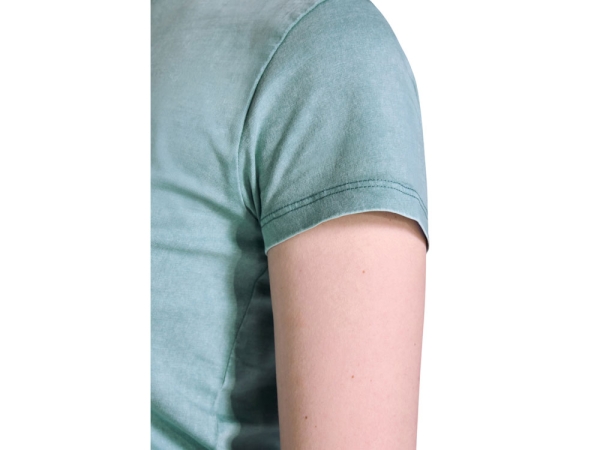 Футболка «Fiyi» женская, сине-зеленый выстиранный