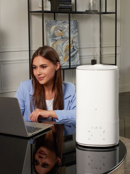 Увлажнитель воздуха ACCESSTYLE ALPINE 6DS, белый, пластик