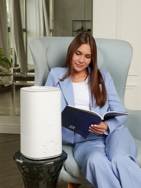 Увлажнитель воздуха ACCESSTYLE ALPINE 6DS, белый, пластик