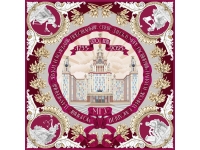 Платок "МГУ", бордовый Платок "МГУ", бордовый