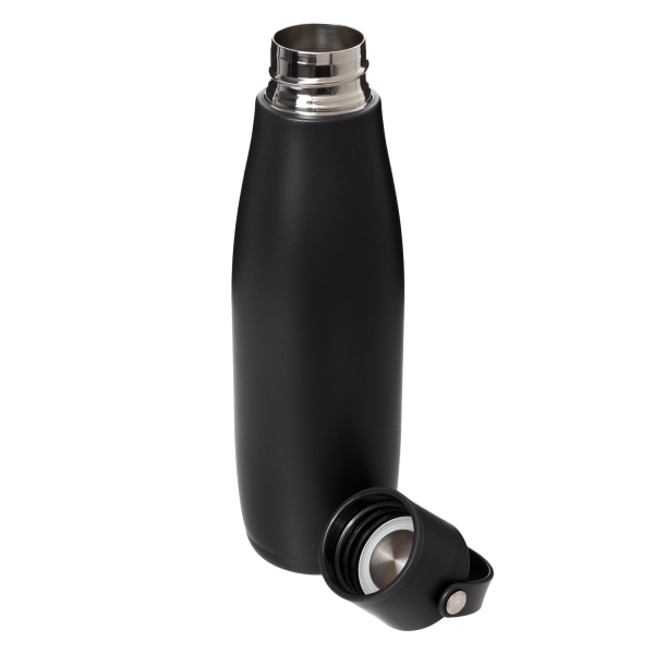Термобутылка вакуумная герметичная Bosca, черная