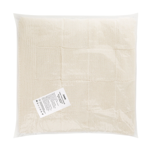 Плед Cella вязаный, бежевый (без подарочной коробки)