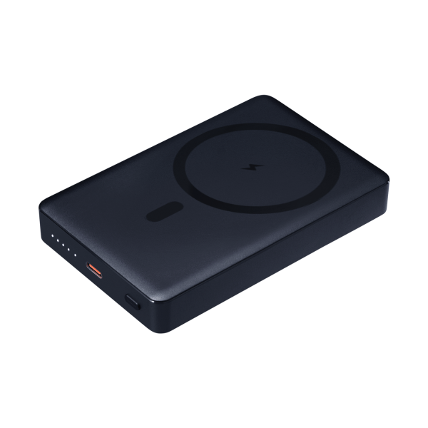 Внешний аккумулятор Atlantis PD Plus 10000mAh с функцией беспроводной зарядки 15W, синий