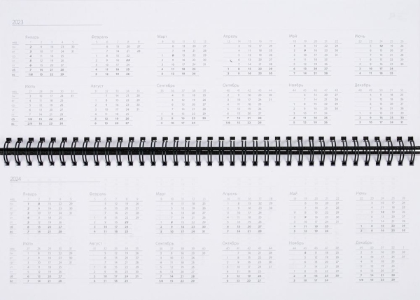 Планинг Grade, недатированный, красный