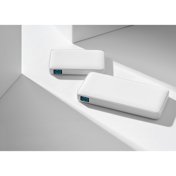 Внешний аккумулятор с подсветкой Анкор Плюс PD (Ancor PD Plus) 10000 mAh, белый