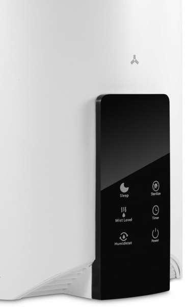 Увлажнитель воздуха ACCESSTYLE LOTUS 3DUS, белый, пластик