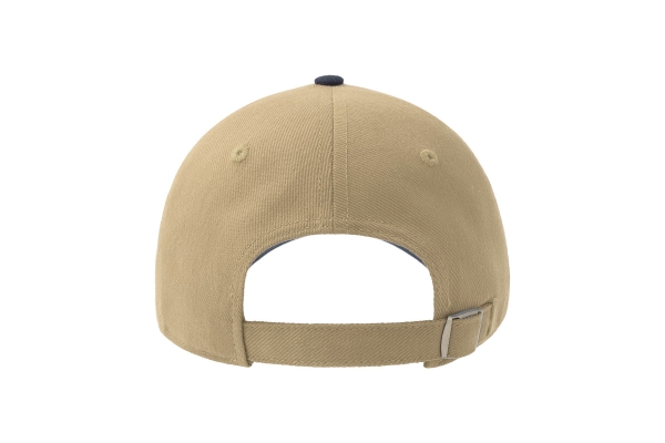 Бейсболка LIBERTY SANDWICH-S 270 из органического хлопка, 6 клиньев, сэндвич, металлическая застежка