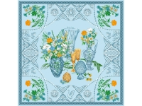 Платок «Мелодия хрусталя», голубой Платок «Мелодия хрусталя», голубой