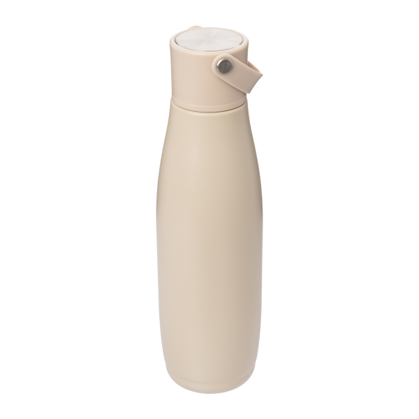 Термобутылка вакуумная герметичная Bosca, бежевая