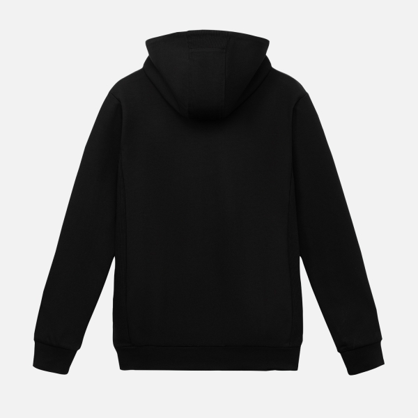 Толстовка на молнии с капюшоном MATEO черная, размер S/M