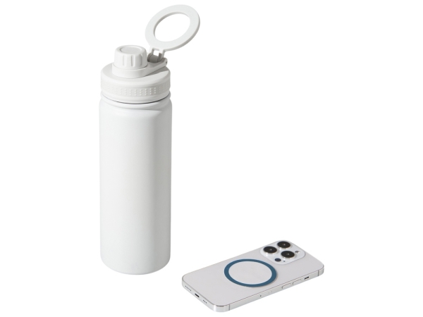 Вакуумная термобутылка с magsafe-держателем "INSIDER", 600 мл, белый