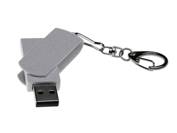 Флешка USB 2.0 Варуна на 8 ГБ, крапчатый белый