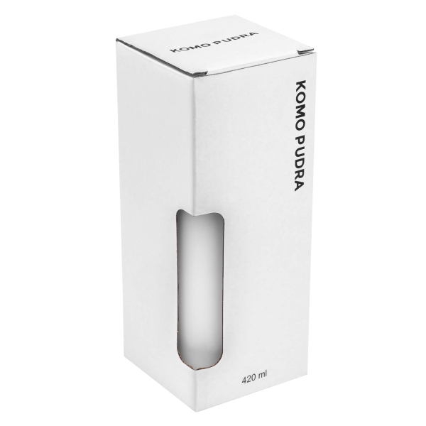 Термокружка KOMO PUDRA 420мл. Белая с белой крышкой 6062.07