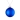 Оформительский шар Finery, 8 см, матовый синий