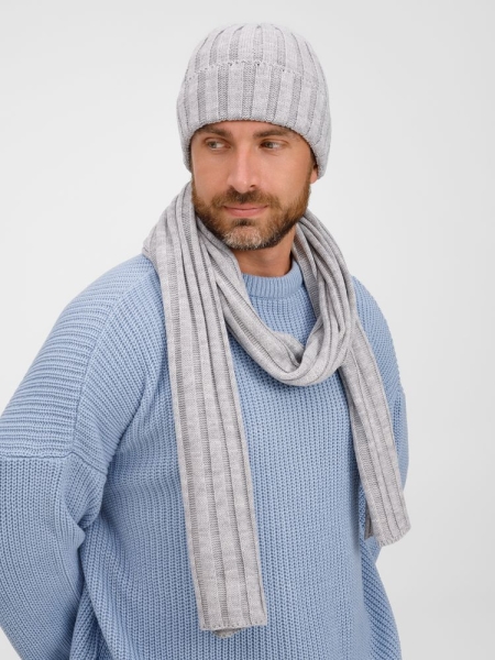 Шапка Metelitsa, серебристо-серый меланж