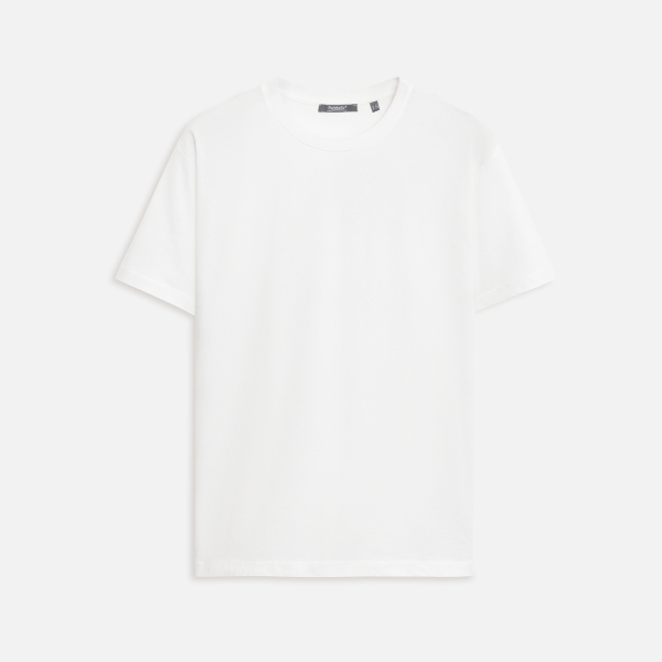 Футболка унисекс KRIS, 150 гр., белая (теплого оттенка), размер L