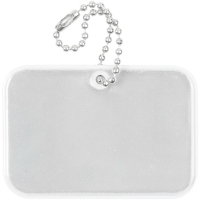 Светоотражатель Spare Care, прямоугольник, серебристый Светоотражатель Spare Care, прямоугольник, серебристый