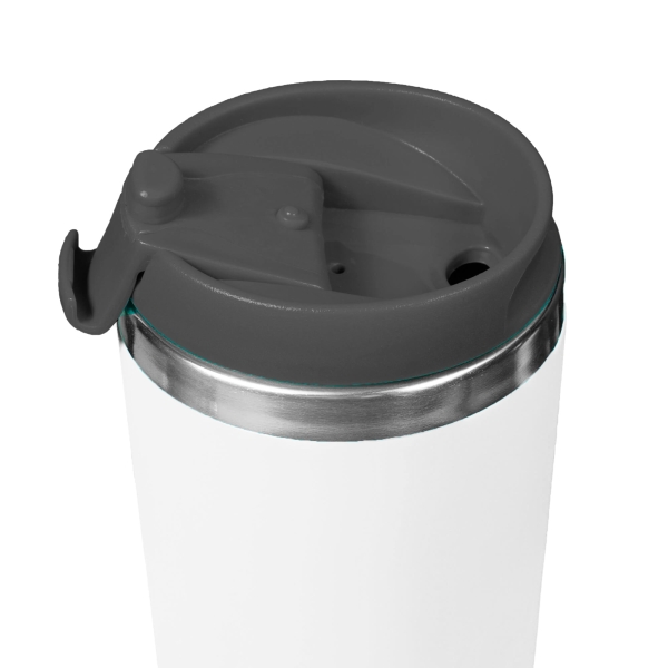 Бутылка для воды VERONA PET SOFT 550мл Белая с черным 6262.07.08