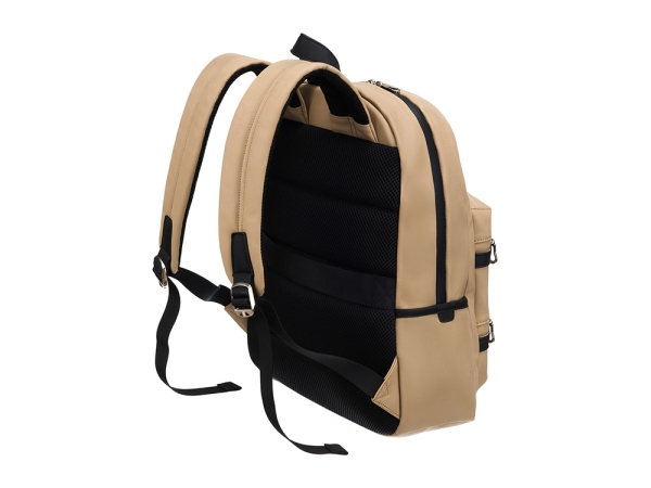 Рюкзак TORBER НОВА с отделением для ноутбука 14.1", бежевый, полиэстер, 31,5 х 12,5 х 39,5 см