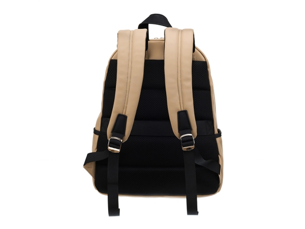 Рюкзак TORBER НОВА с отделением для ноутбука 14.1", бежевый, полиэстер, 31,5 х 12,5 х 39,5 см