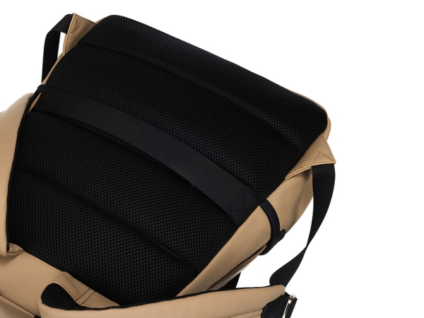 Рюкзак TORBER НОВА с отделением для ноутбука 14.1", бежевый, полиэстер, 31,5 х 12,5 х 39,5 см