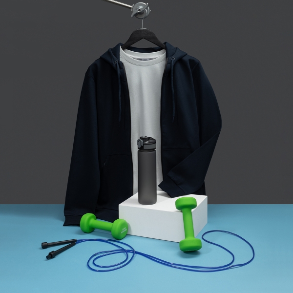 Бутылка для воды Флип (Flip), серая