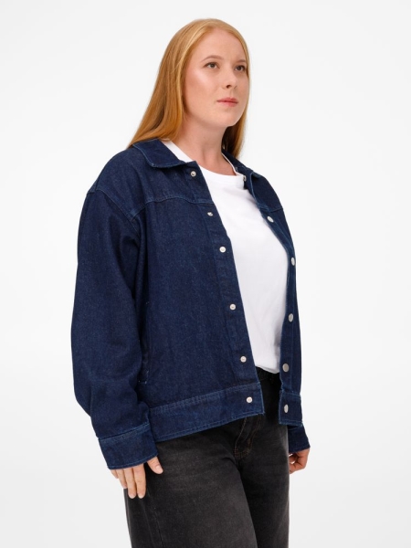 Куртка джинсовая O1, черная