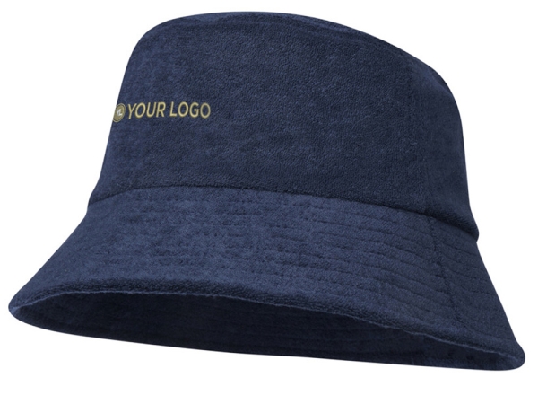 Панама Melo из переработанного махрового материала, сертифицированного GRS - Темно - синий