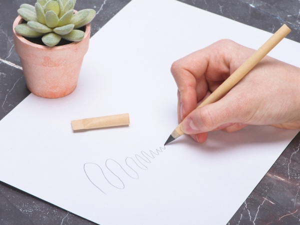 Вечный карандаш из переработанной бумаги "Recycled pencil", натуральный