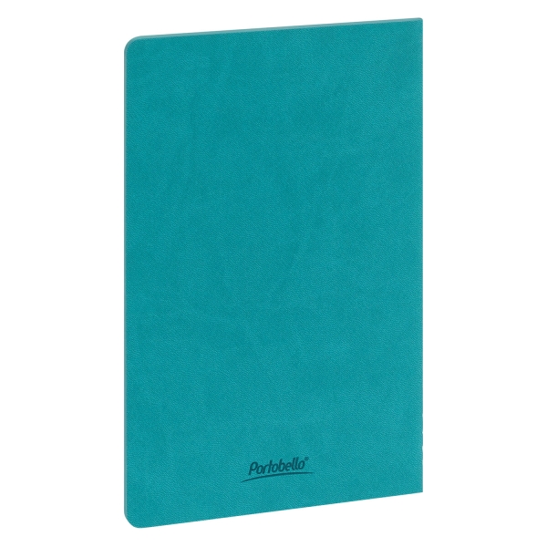 Блокнот Corsa slim, бирюзовый