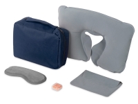 Набор для путешествий "Comfy Flight", темно-синий Набор для путешествий "Comfy Flight", темно-синий