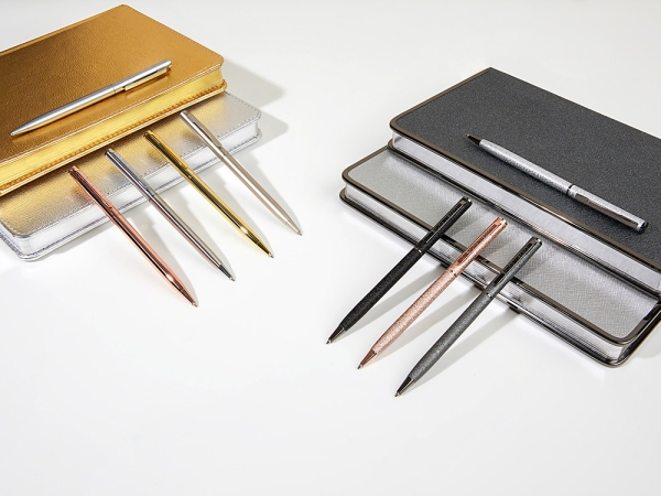 Ручка шариковая автоматическая BrunoVisconti® "PALERMO" цвет корпуса стальной, 0.7 мм