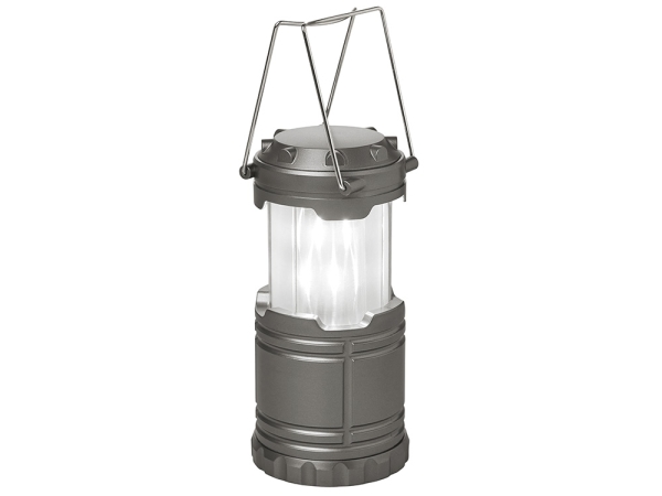 Туристический фонарь с эффектом пламени «Beacon», серый