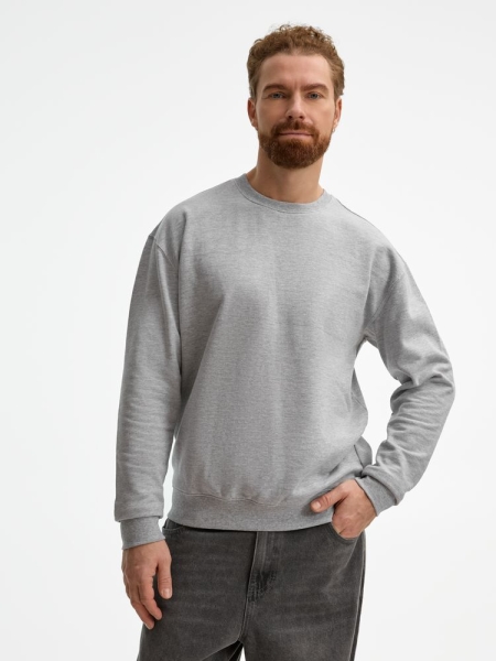 Свитшот унисекс Columbia, серый меланж