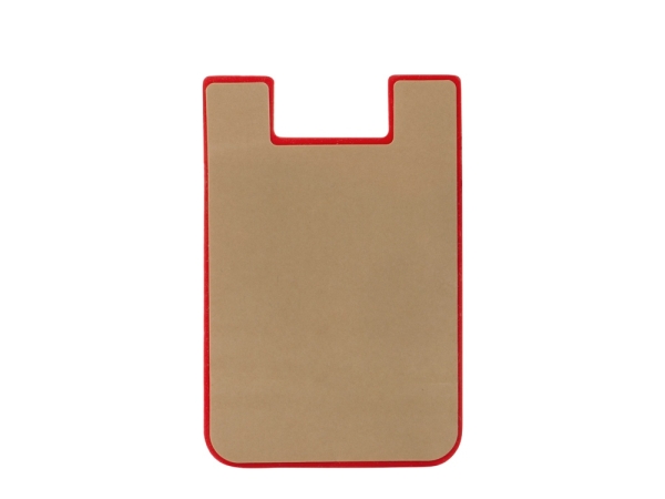 Картхолдер с креплением на телефон «Gummy», красный