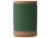Кружка 450 мл с пробковым дном с крышкой "Корк & Бон", глубокий зеленый
