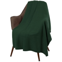 Плед Sheerness, темно-зеленый Плед Sheerness, темно-зеленый