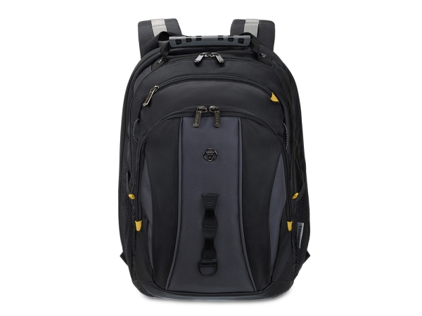 Рюкзак TORBER МЕГАПОЛИС с отделением для ноутбука 15.6", чёрный/серый, полиэстер, 37 х 17 х 45 см